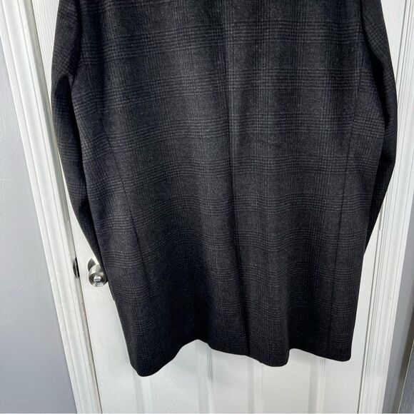 Sz 2X Daniel Hechter Paris Men's Black Wool Overcoat $298 MSRP NWOT - Picture 12 of 13